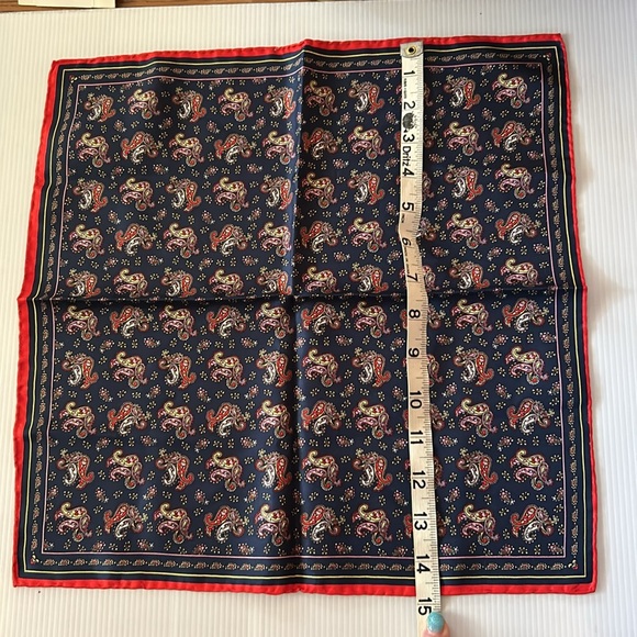 Vintage Neck Scarf or Pocket Square Insert - Picture 4 of 6